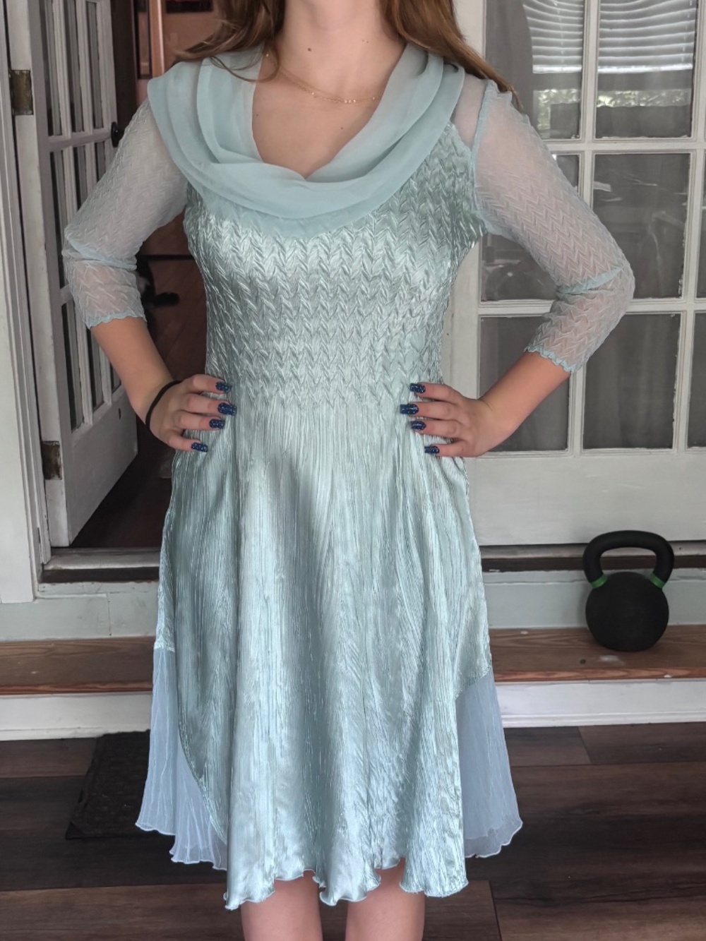 Yvonne LaFleur Dress (Powder Blue/ Size Small)